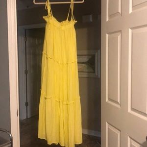 Never worn size small shoulder tie dress